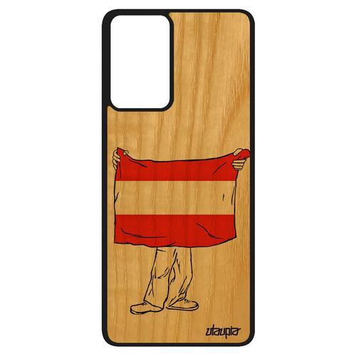 Coque Silicone Samsung Galaxy A52 En Bois Drapeau Autriche Autrichi... on Productcaster.