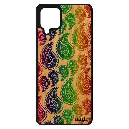 Coque Motif Cachemire Pour A12 En Bois Silicone Coloré Gay Motif Fi... on Productcaster.