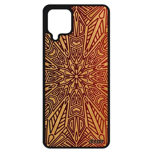 Coque Mandala Samsung A12 Bois Veritable Silicone Etui 4g Hindou Ne... on Productcaster.