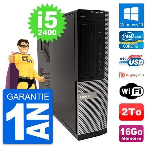 PC Dell OptiPlex 990 DT Intel i5-2400 RAM 16Go Disque Dur 2To Windo... (Reconditionné) on Productcaster.