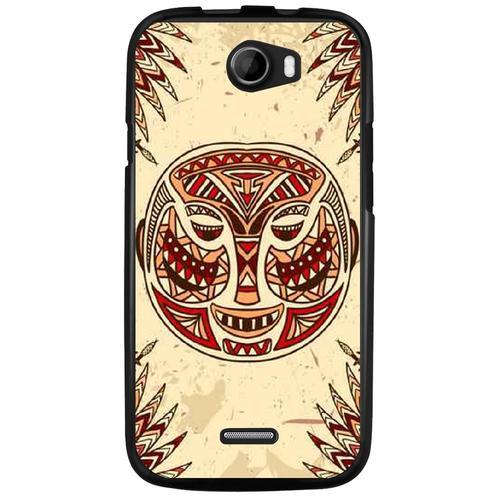 Coque Souple Pour Wiko Barry Avec Impression Motifs Masque Africain on Productcaster.