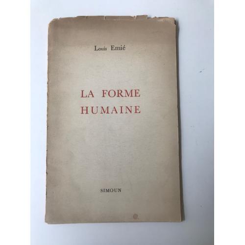 La Forme Humaine (Dédicacé) on Productcaster.