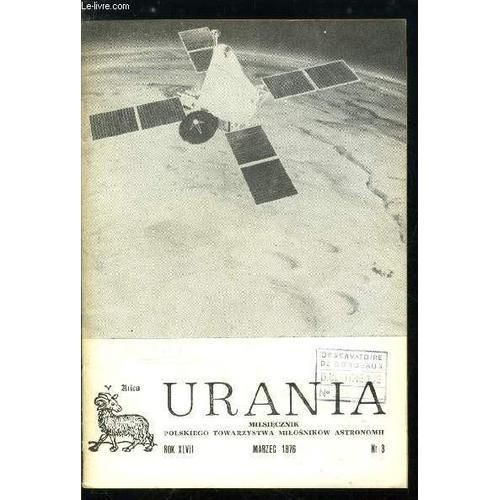 Urania N° 3 - Gwiazdy Nowe I Nowa Labedzia 1975, Na Marsa Po Zycie,... on Productcaster.