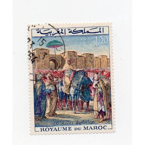 Maroc- 1 Timbre Oblitéré- Tableau De Delacroix on Productcaster.