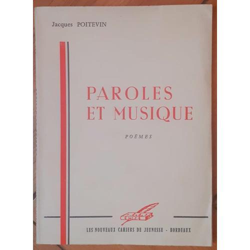 Paroles Et Musique - Poèmes on Productcaster.