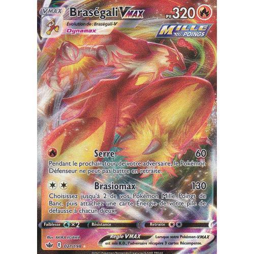 Carte Pokemon - Braségali Vmax - 021/198 - Ultra-Rare En Full Art -... on Productcaster.