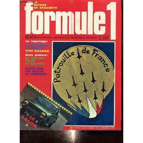 Formule 1, N°40 (Octobre 1975) : La Patrouille De France / Vive Bag... on Productcaster.