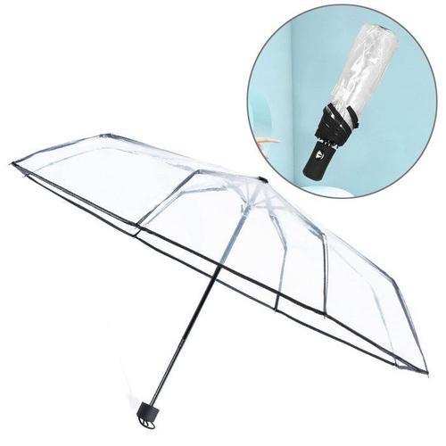 Parapluie Automatique Transparent Td Diamètre 98cm Design Pliable ... on Productcaster.