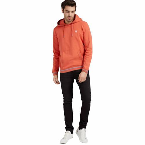 Sweat Guess Style Frontale Homme Orange on Productcaster.