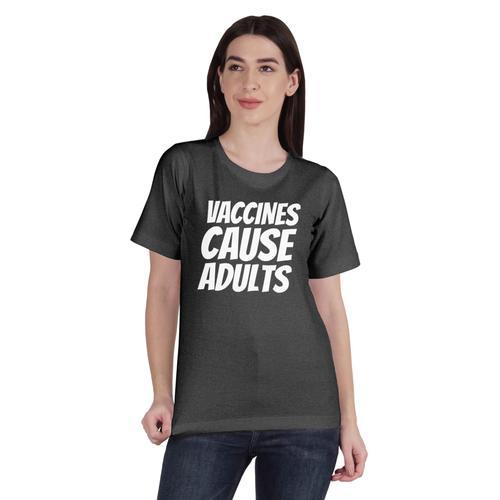 Inkmeso Vaccines Causes Adults Tir Drle Crew Pro Vaccin Cou T-Shirt... on Productcaster.