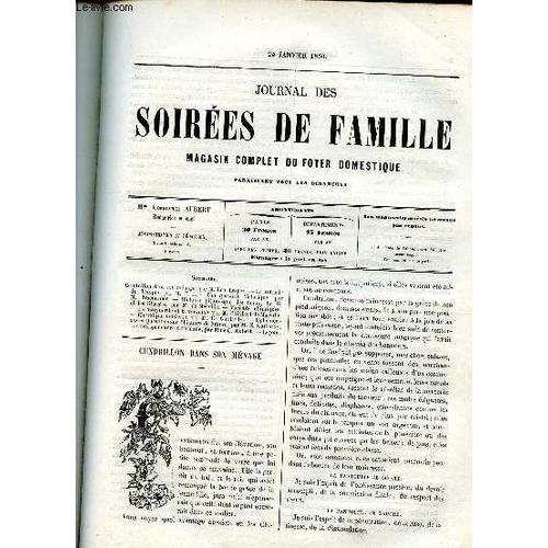 Journal Des Soirées De Famille- 20 Janvier 1860- Cendrillon Dans So... on Productcaster.