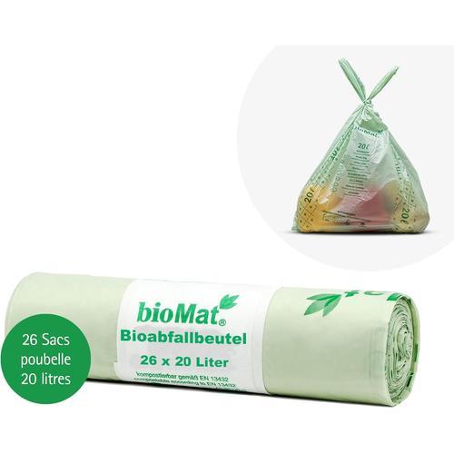 Vert Sac Poubelle Compostable 20l avec Poignée 26 sacs on Productcaster.