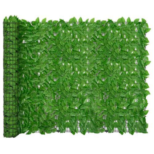 Vidaxl Écran De Balcon Avec Feuilles Vert 400x150 Cm on Productcaster.