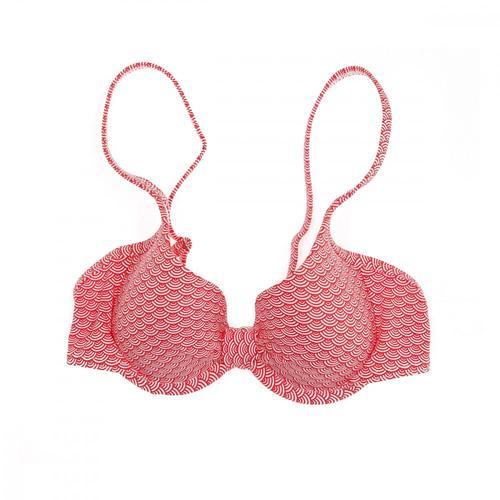 Haut De Bikini Rouge/Motifs Femme Nana Cara Soleil on Productcaster.