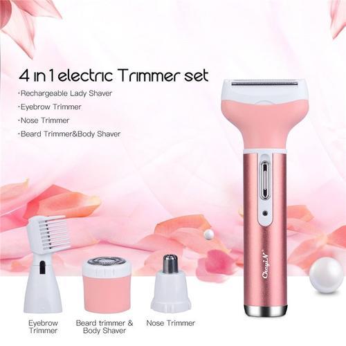 Rasoir Électrique Multifonction 4 En 1 Pour Femmes, Rechargeable, P... on Productcaster.