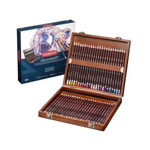 Crayons De Couleur Derwent Coloursoft Coffret X48 - Derwent on Productcaster.