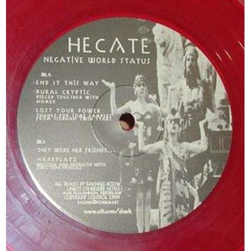 12" Maxi Hecate Negative World State 1999 Red Vinyl on Productcaster.