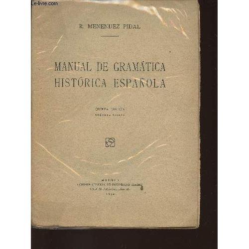 Manual De Gramatica Historica Espanola on Productcaster.