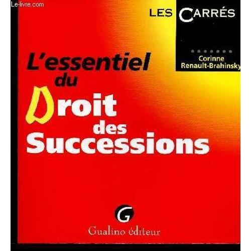 L Essentiel Du Droit Des Successions (Collection Les Carrés) on Productcaster.