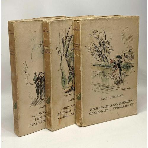 Paul Verlaine Volume 37 - 38 - 39 Bibliothèque De Cluny (Voir Descr... on Productcaster.