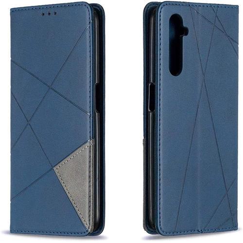 Coque Pour Oppo Realme 6/ Oppo Realme 6s, Housse Portefeuille En Cu... on Productcaster.