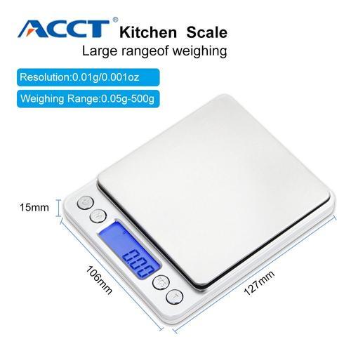 Balances De Cuisine 3000g X 0.1g Mini Numériques Portables Pour Bal... on Productcaster.