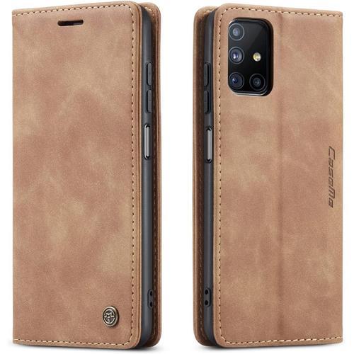 Coque Compatible Avec Samsung Galaxy M51,Etui En Cuir Flip Housse P... on Productcaster.