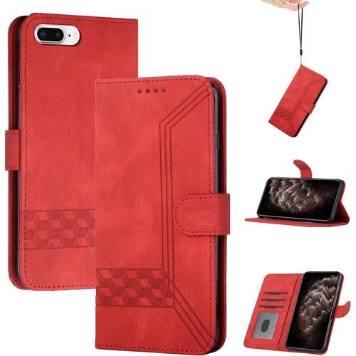 Coque Pour Iphone 6/7/8 Plus,Portefeuille Etui Housse En Cuir Prote... on Productcaster.