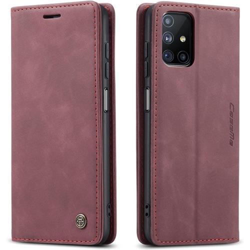 Coque Compatible Avec Samsung Galaxy M51,Etui En Cuir Flip Housse P... on Productcaster.