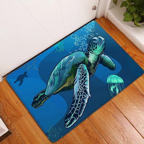 Tapis De Poisson 3d Ocean World,Polymères De Cuisine,Porte D'entrée... on Productcaster.