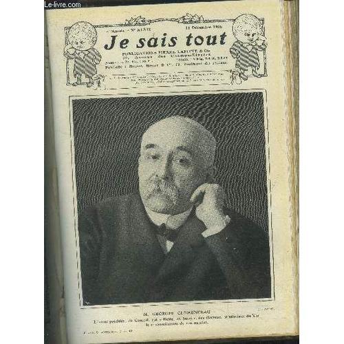 Je Sais Tout N°47 : 15 Décembre 1908. La Revue Des Revues- Les Artè... on Productcaster.