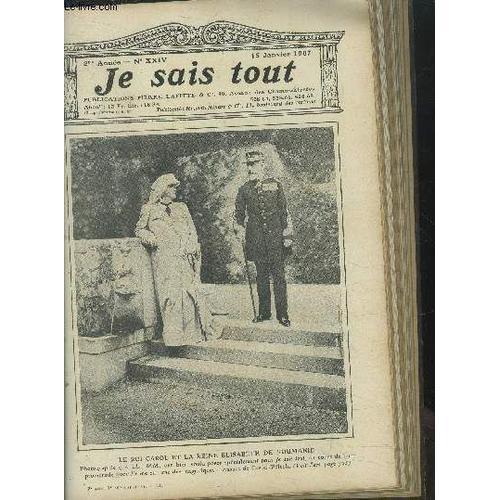 Je Sais Tout N°24; 15 Janvier 1907 : La Tragique Histoire De Shasbo... on Productcaster.