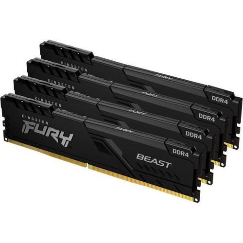 Kingston FURY Beast - DDR4 - kit - 32 Go: 4 x 8 Go - DIMM 288 broch... on Productcaster.