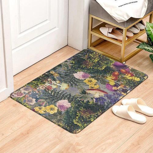 Tapis De Bienvenue Antidérapant Pour Porte D'entrée,Fleurs Magnifiq... on Productcaster.