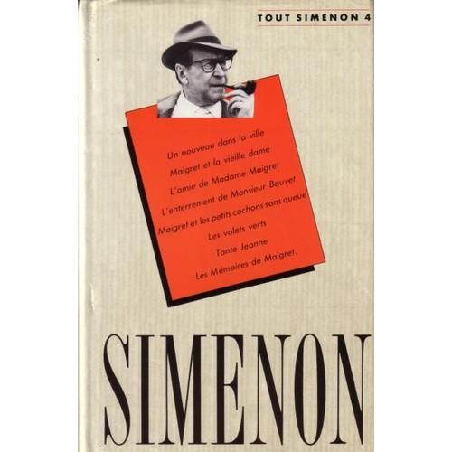 Tout Simenon N° 4 (8 Titres) on Productcaster.