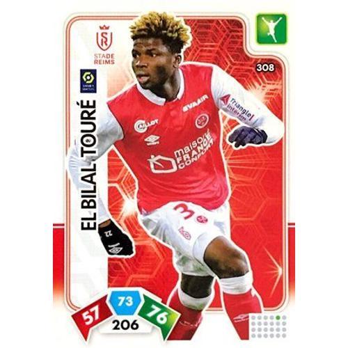 308 El Bilal Touré - Stade De Reims - Panini Adrenalyn Xl Ligue 1 -... on Productcaster.