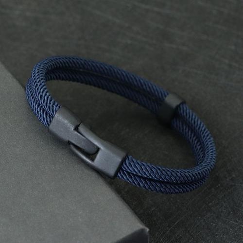 Bracelet En Fil Double Couche Pour Hommes,Poignées Amovibles,Assres... on Productcaster.