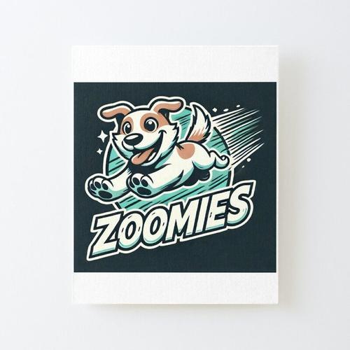 Canevas imprimer Zoomies - Chien énergique Impression sur toile DIY... on Productcaster.