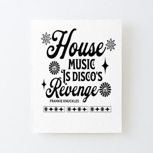 Canevas imprimer HOUSE MUSIC - Disco's Revenge 3 (noir) Impression ... on Productcaster.