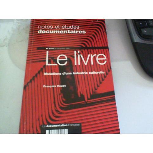 Notes Et Études Documentaires N° 4959-4960 - Le Livre 1999 on Productcaster.