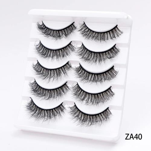 Faux Cils De Vison Naturel 3d,Faux Cils,Volume,Optique Dramatique,E... on Productcaster.