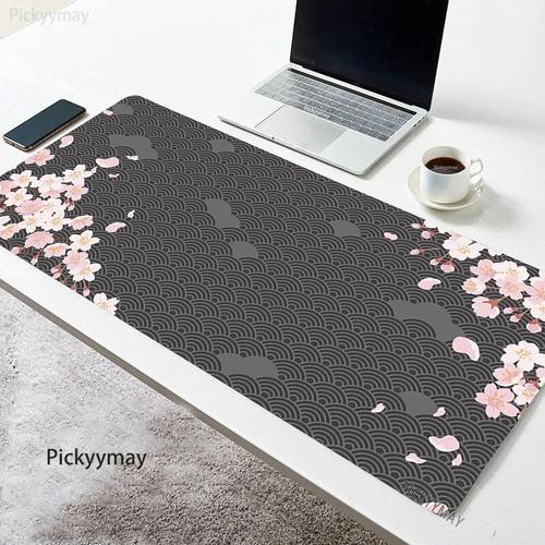 Tapis de souris en fleurs de cerisier roses,accessoire de jeu,clavi... on Productcaster.