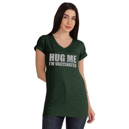 Inkmeso Hug Me I'm T-Shirt Drle De Chemise V Pour Femmes on Productcaster.