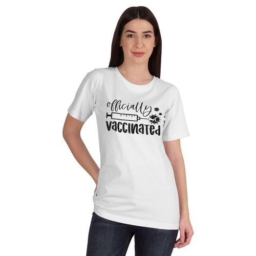 Inkmeso Officially Vaccinated T,Shirt Tops Pour Femme T-Shirt Au Co... on Productcaster.