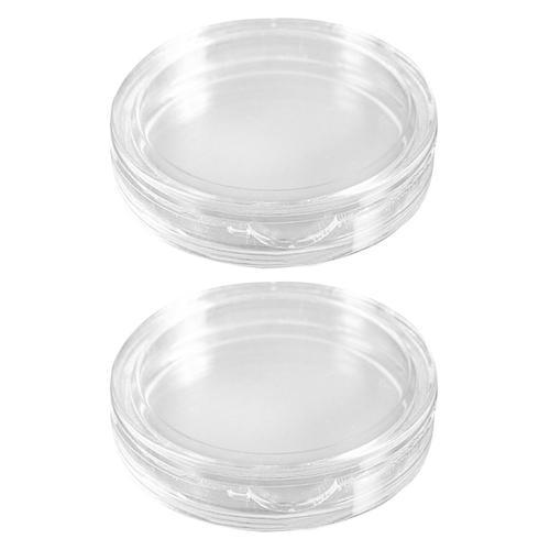 20 Pcs Rond Transparent En Plastique Boite de Coin 25mm on Productcaster.