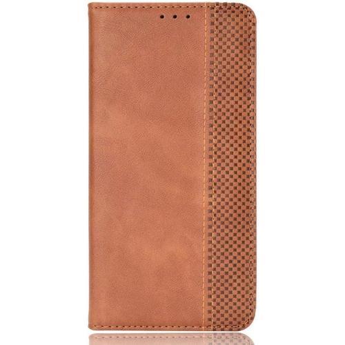 Coque Pour Realme C83, Fente Pour Carte, Bequille, Etui En Cuir Pu ... on Productcaster.