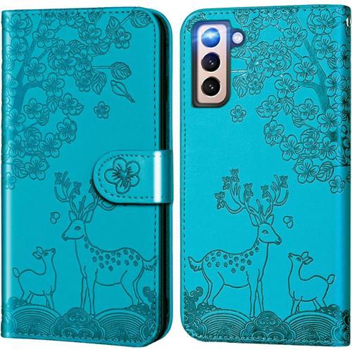 Coque Pour Samsung Galaxy S21 5g, Fleur Cerf Sika Animaux Motif Etu... on Productcaster.