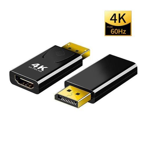 4K - DP Vers HDMI-Compatible Max 4K/2160P DP Mâle Vers HDMI Femelle... on Productcaster.