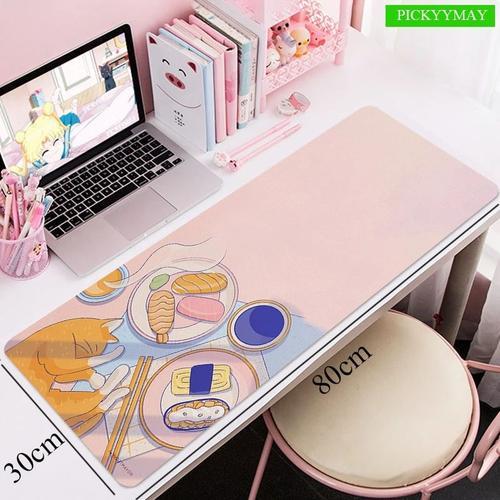 Rose Mignon Tapis De Souris Gamer Pad Grand Kawaii Tapis De Souris ... on Productcaster.