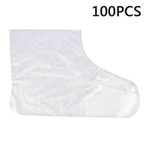 100pcs - Couvre-Pieds Jetables En Plastique, Couvre-Chaussures Tran... on Productcaster.